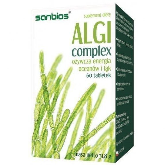 Algi complex 60 tabletek Sanbios cena 17,19zł