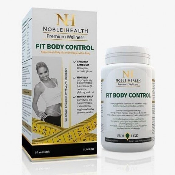 Fit Body Control 50 kapsułek Noble Health cena 30,69zł
