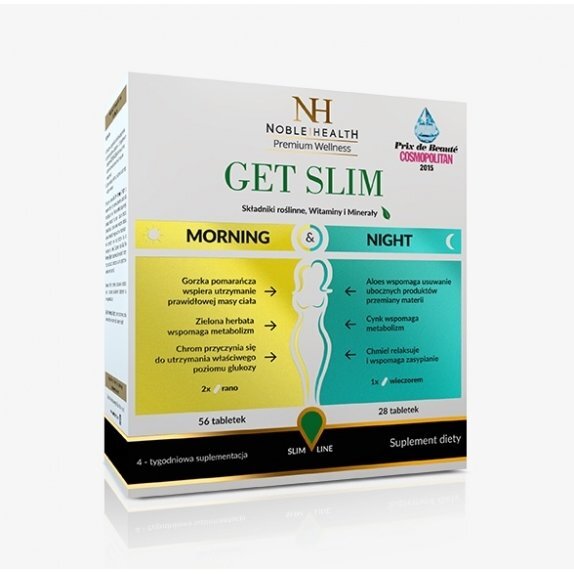 Get Slim Morning & Night 84 tabletki Noble Health cena 41,70zł