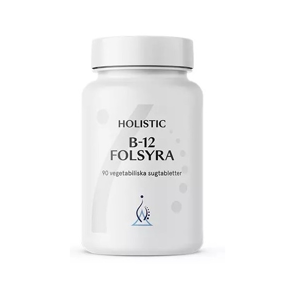 Holistic B-12 Folsyra 90 tabletek do ssania cena 87,00zł