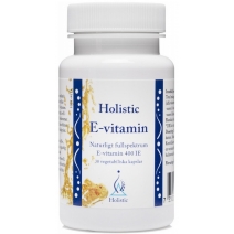 Holistic E-vitamin Witamina E naturalna 400 IU 30 kapsułek