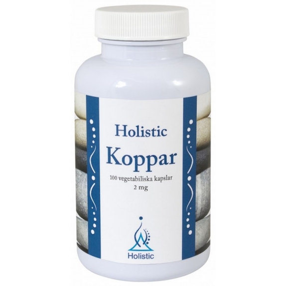 Holistic Koppar Miedź organiczna 2 mg 100 kapsułek cena 71,90zł