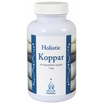 Holistic Koppar Miedź organiczna 2 mg 100 kapsułek