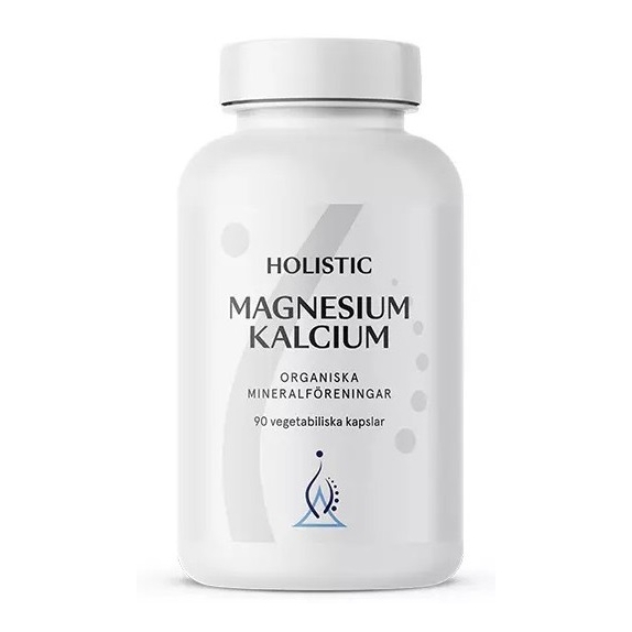 Holistic Magnesium-Kalcium organiczne związki magnezu i wapnia 80/40 mg 90 kapsułek cena 72,00zł