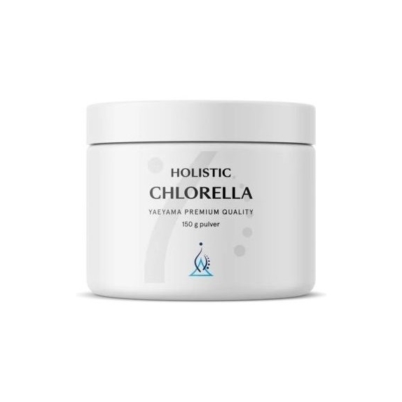 Holistic Chlorella zielona alga w proszku 150 g cena €30,57