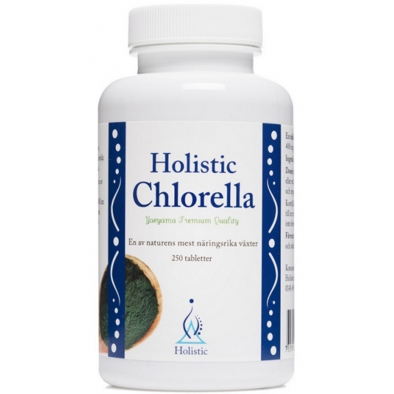 Holistic Chlorella zielona alga 250 tabletek cena €26,04