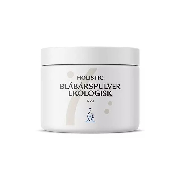 Holistic Blabarspulver liofilizat jagody 100 g cena €23,33