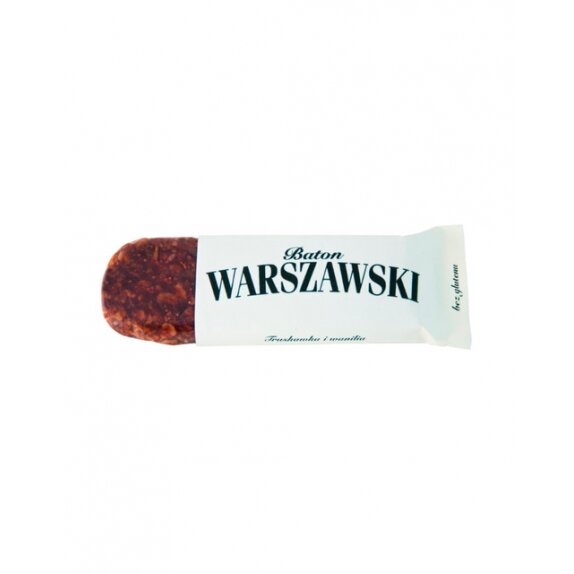 Baton Warszawski truskawka i wanilia, bezglutenowy 60 g Pięć Przemian cena 4,79zł