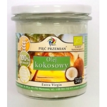 Olej kokosowy extra virgin 240 g BIO Pięć Przemian