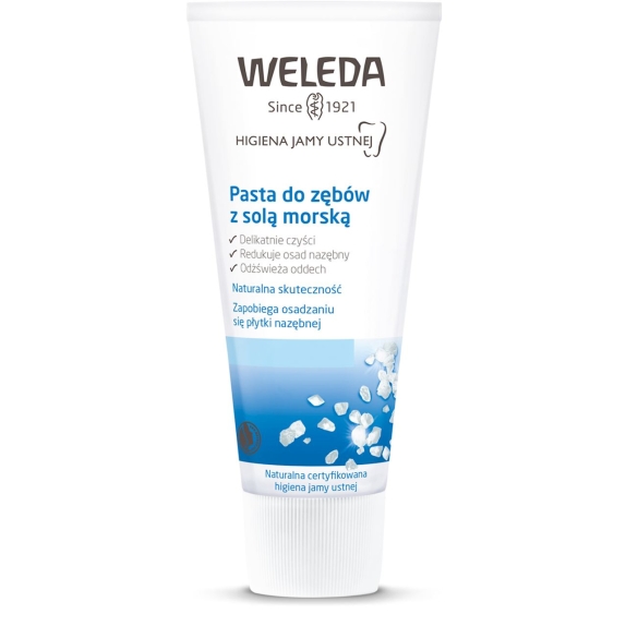 Weleda pasta do zębów z solą morską bez fluoru 75 ml cena 28,59zł