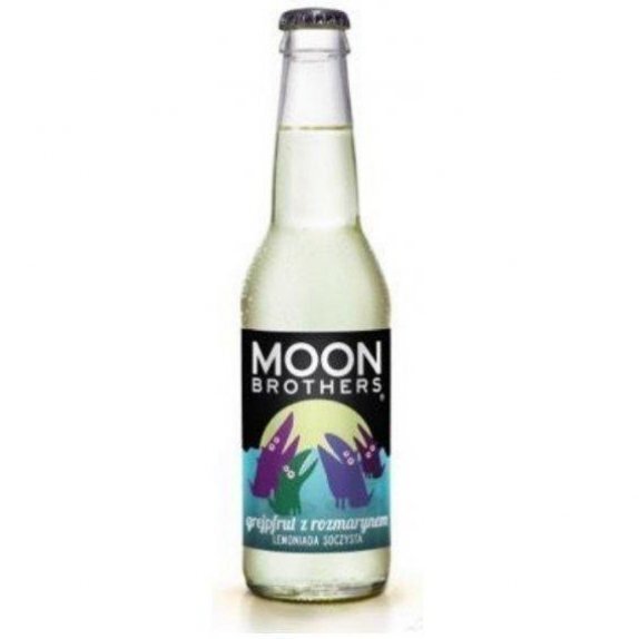 Moon Brothers lemoniada soczysta - Grejpfrut i Rozmaryn 330 ml Simpatiko cena 5,80zł