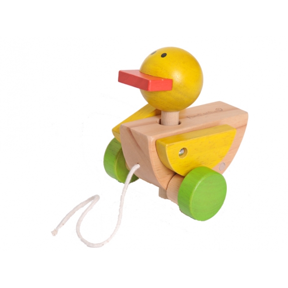 Drewniana kaczka na sznurku EverEarth cena 26,85zł