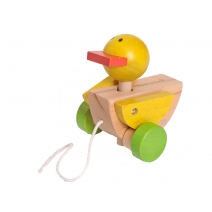 Drewniana kaczka na sznurku EverEarth cena 7,25$