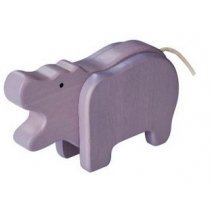 Pomysł na prezent dla dziecka bambusowy hipopotam od 24 miesiąca 1 sztuka EverEarth cena 36,29zł