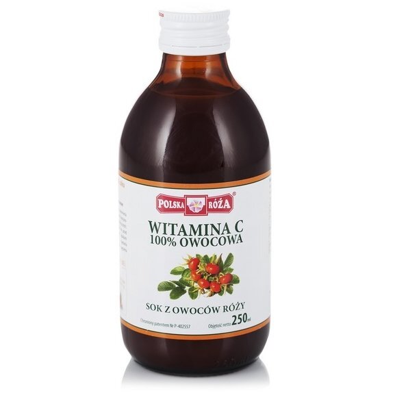 Sok różany z witaminą C (naturalna witamina C) 250 ml Polska Róża cena 12,90zł