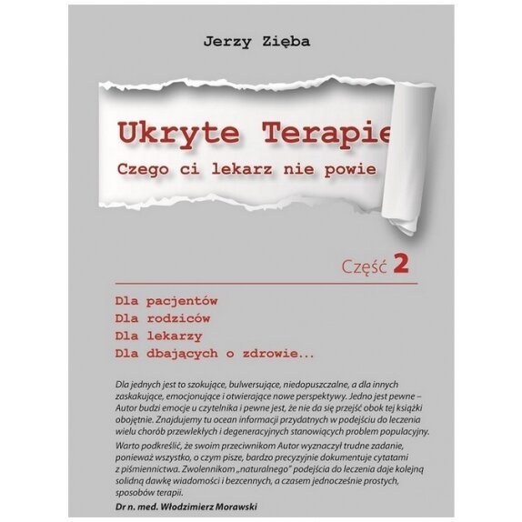 Książka "Ukryte terapie część 2" Jerzy Zięba PROMOCJA! cena 55,90zł