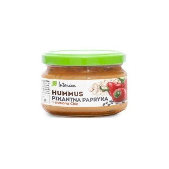 Hummus pikantna papryka z nasionami Chia190 g Smart Cafe cena 5,75zł