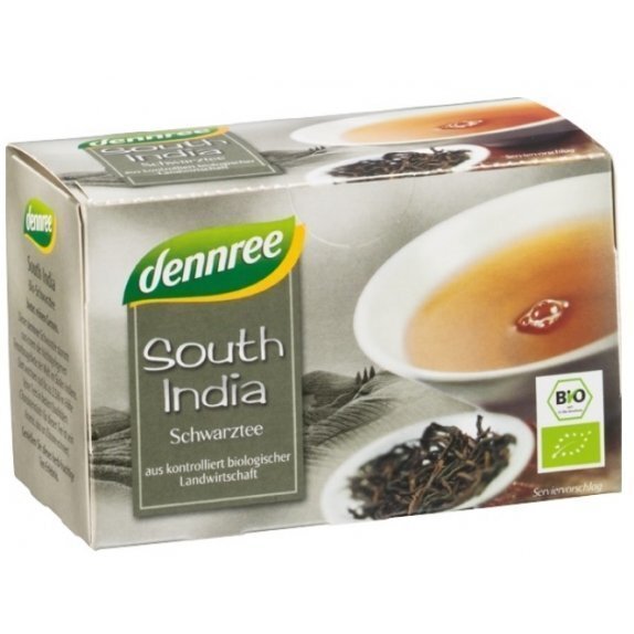 Herbata czarna Południowe Indie ekspresowa 20 saszetek  Dennree cena 7,45zł