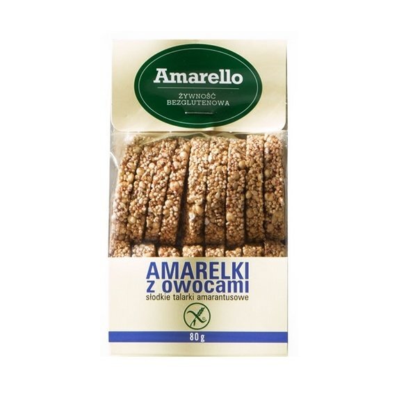Amarelki z owocami 80 g Amarello cena 8,35zł