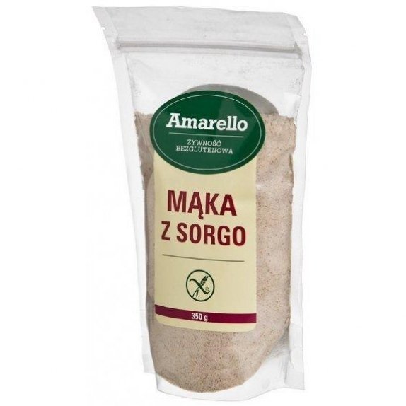 Mąka z sorgo bezglutenowa 350 g Amarello cena 12,39zł