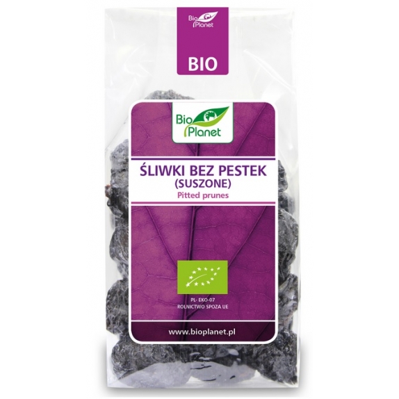 Śliwki bez pestek (suszone) 200 g BIO Bio Planet  cena €2,60