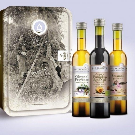 Zestaw prezentowy trzy oleje 3 x 100ml Bio Planete cena 59,21zł