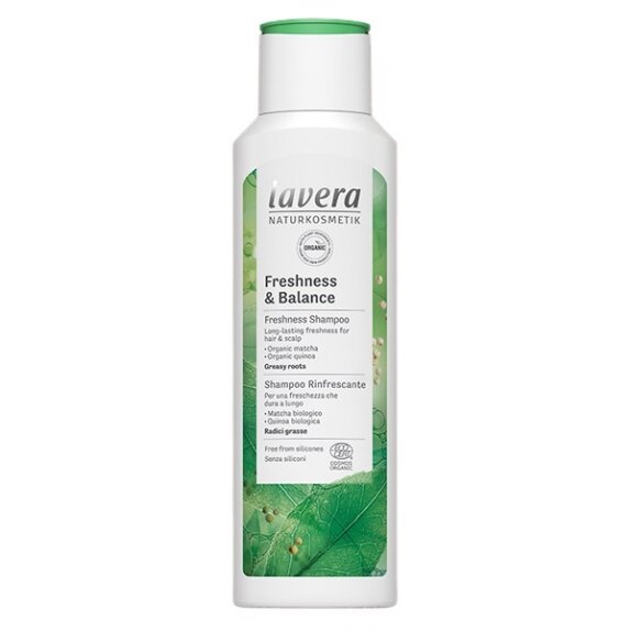 Lavera szampon do włosów przetłuszczających się z bio matcha i bio-quinoa 250 ml cena €5,43