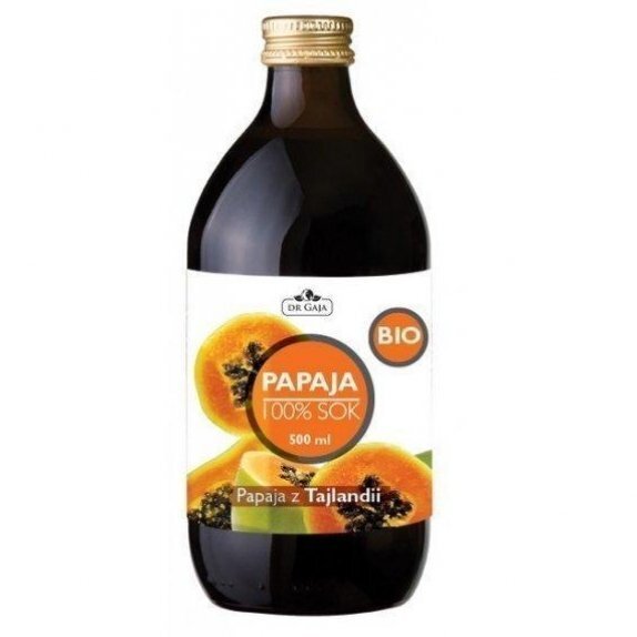 BIO Sok z papai 500 ml Dr Gaja cena 42,79zł