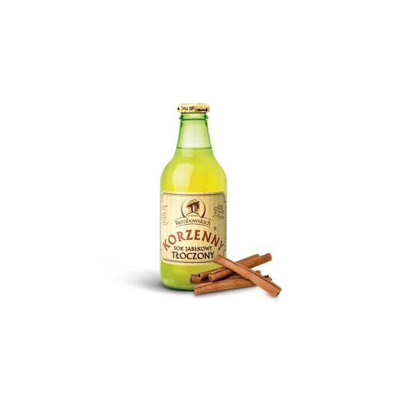 Sok jabłkowy tłoczony korzenny 250 ml Rembowscy cena 4,15zł