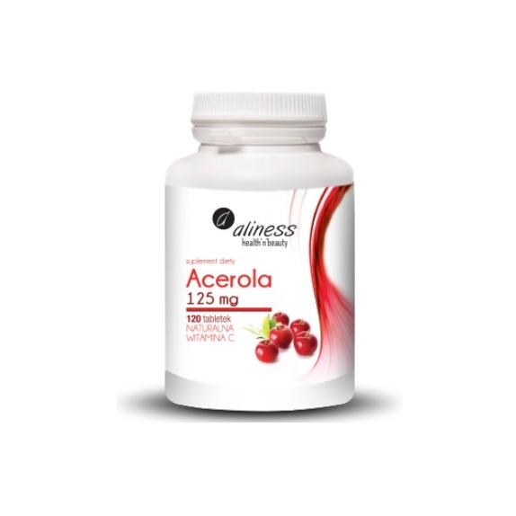 Aliness acerola 125mg 120 tabletek cena €7,45