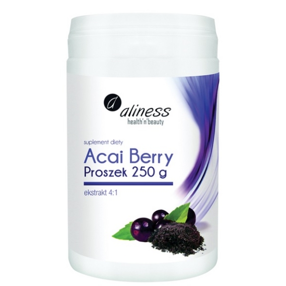 Aliness acai Berry proszek 250 g cena 59,90zł