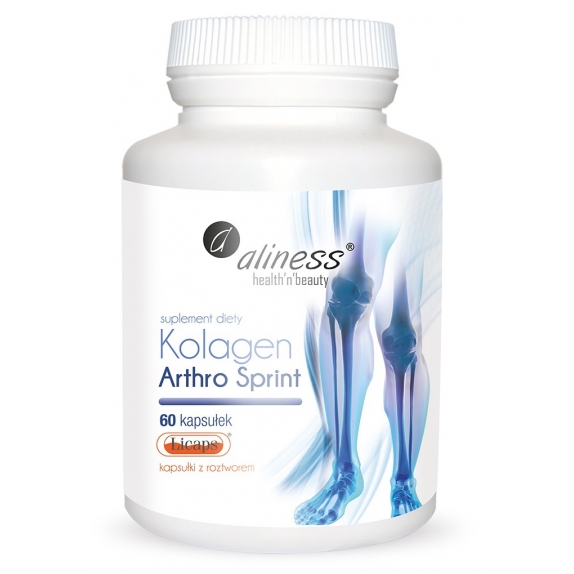 Aliness kolagen Arthro Sprint 60 kapsułek cena 13,47$