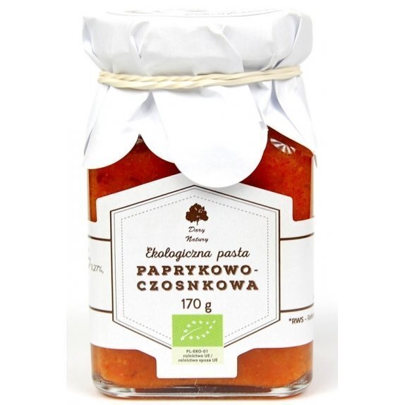 Pasta paprykowo-czosnkowa BIO 170 g Dary Natury cena 8,35zł