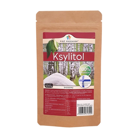 Ksylitol 500 g Pięć Przemian cena 23,65zł