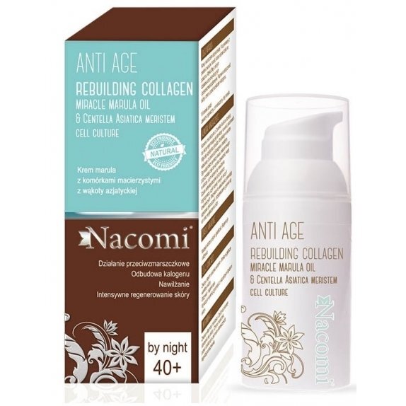 Nacomi krem marula na noc 40+ 50 ml cena 16,02$