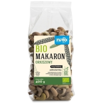 Makaron orkiszowy pełnoziarnisty 3 kolory BIO 400 g Niro