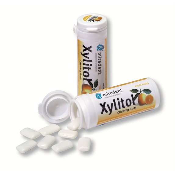 Xylitol guma owoce cytrusowe 30 sztuk Miradent cena 15,50zł