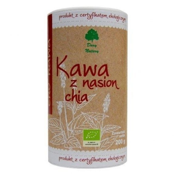 Kawa z nasion chia 200 g Dary Natury cena 10,19zł