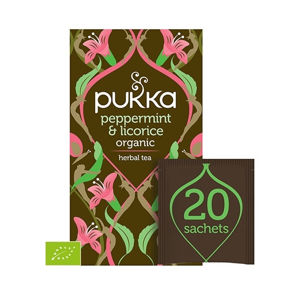 Pukka mięta z lukrecją 20 saszetek BIO cena 26,90zł