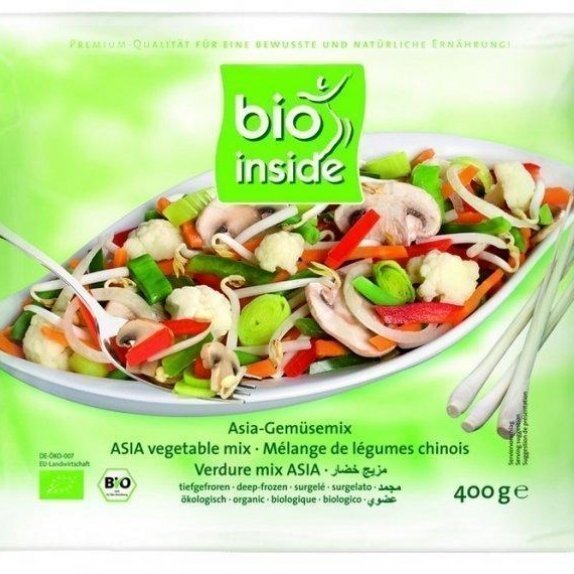 Mix chińskich warzyw mrożonych 400 g Bio Inside cena 12,29zł