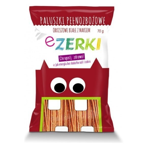 Paluszki Ezerki orkiszowe białe z makiem 70 g Envoy cena 0,78$