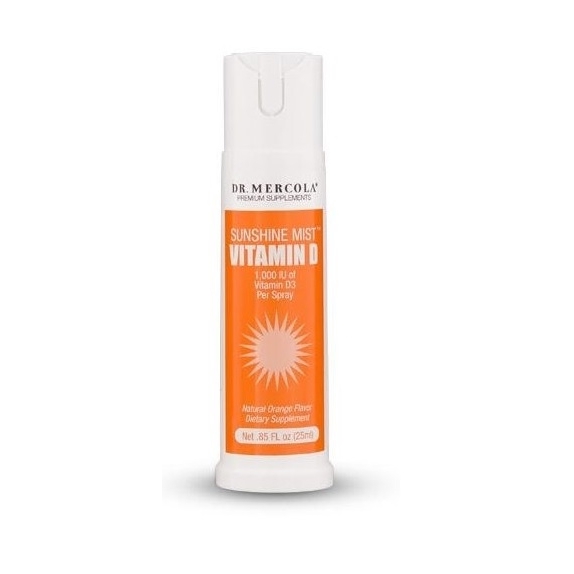 Dr Mercola Witamina D 1000 Sunshine mist spray 25 ml cena 27,54$