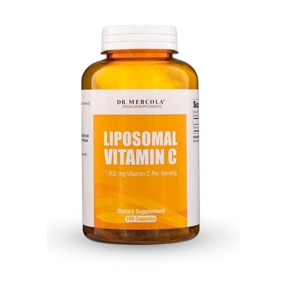 Dr Mercola Witamina C Liposomalna 180 kapsułek cena 49,41$