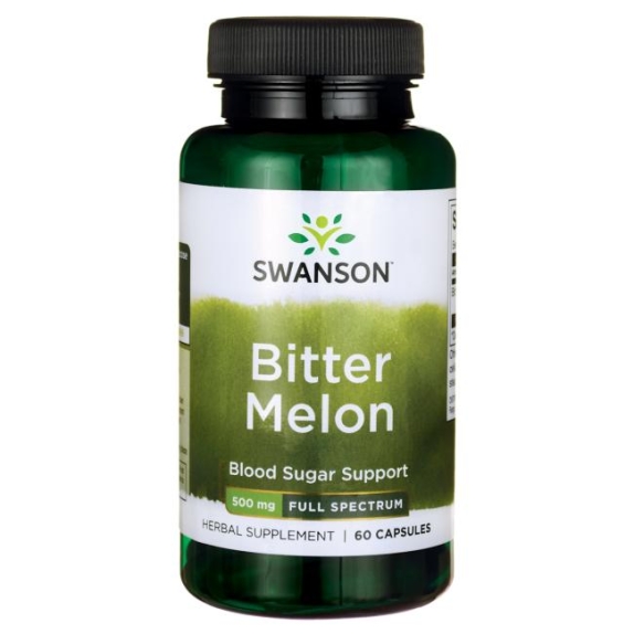 Swanson full spectrum Bitter Melon 500 mg 60 kapsułek cena 18,50zł