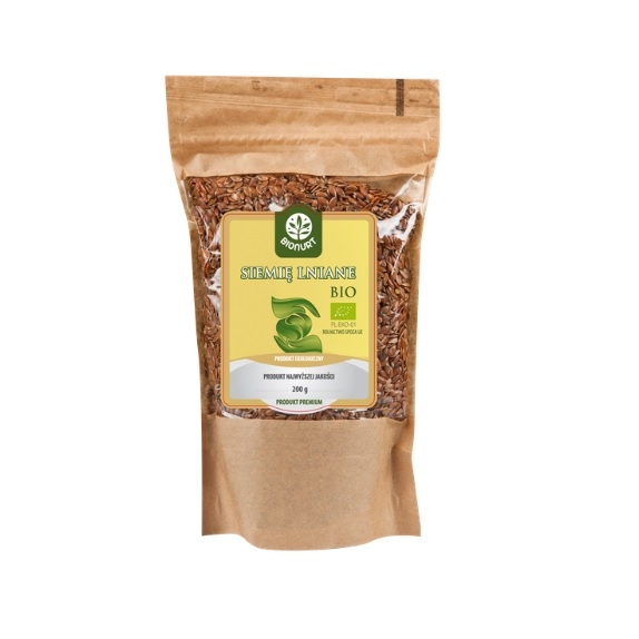 Siemię lniane 200 g BIO Novitum (Bionurt) cena 5,93zł