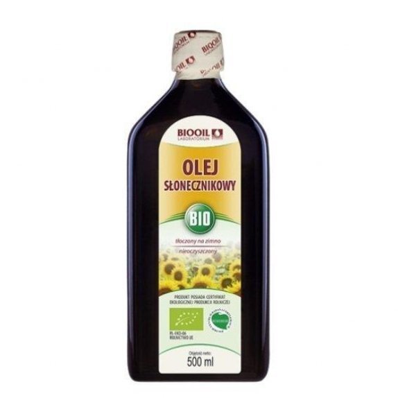 Olej słonecznikowy Bio 500 ml Biooil cena 24,24zł