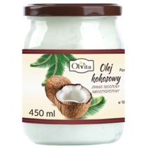 Olvita Olej kokosowy tłoczony na zimno 450 ml