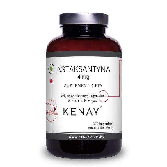 Kenay Astaksantyna 4 mg 300 kapsułek PROMOCJA! cena 319,00zł