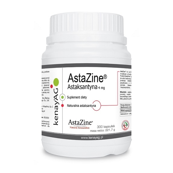 AstaZine™ Astaksantyna 4 mg 300 kapsułek Kenay cena 378,59zł