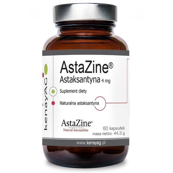 AstaZine™ Astaksantyna 4 mg 60 kapsułek Kenay cena 87,69zł